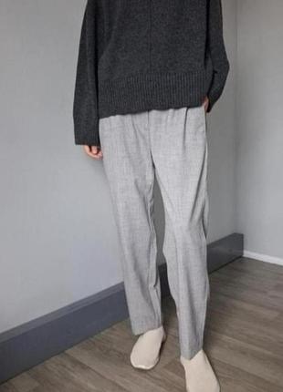 Женские брюки серого цвета marks &amp; spencer