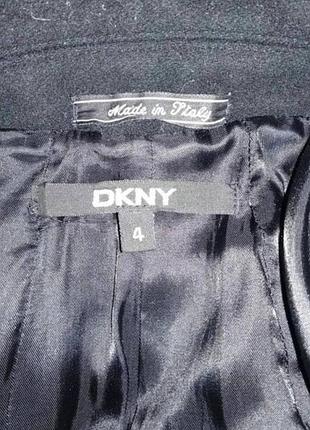 Шерстяное пальто демисезонное dkny 5