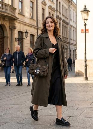 Сумка жіноча fendi baguette з монограмою ff