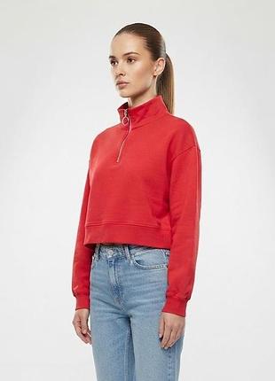 Толстовка з коміром-стійкою h&m розмір xs