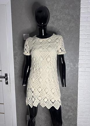 Ажурна сукня плаття stradivarius, l