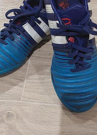 Футбольні сороконіжки adidas nitrocharge 3.0 tf сині