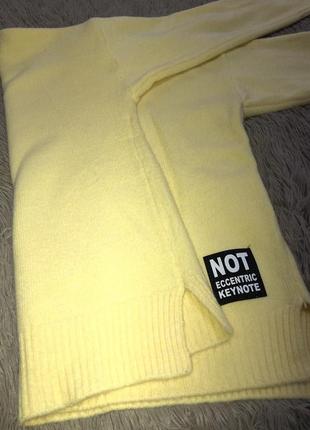 Светр 🍋 лимонного кольору 3