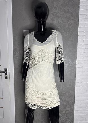 Ажурна сукня пляжне плаття tessini, xs