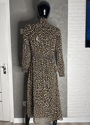 Сукня плаття у леопардовий принт zara, s 2