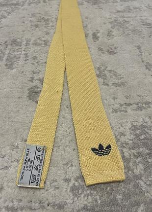 Краватка для чоловіків adidas жовта бавовна