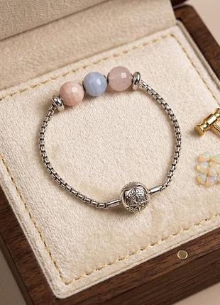 Серебряный регулируемый браслет thomas sabo karma beads (серебро 925)