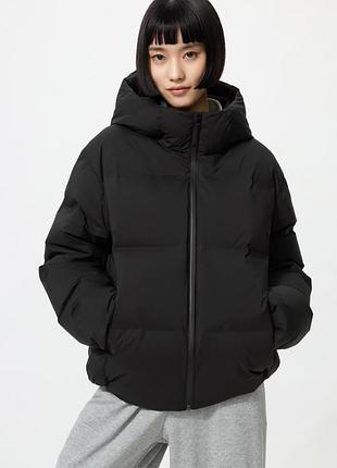 Фірмова пухова куртка пуховик uniqlo seamless down parka