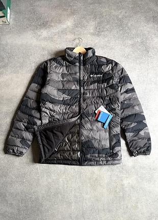 Columbia powder lite ii omni heat camo jacket оригінал нова чоловіча куртка курточка мікропуховик демі демісезонна осінь зима коламбія омні хіт с s