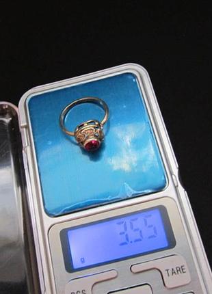 Радянське срібне кільце 875 проби