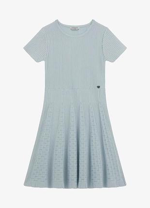 Коротка сукня для дівчинки guess блакитна трикотажна