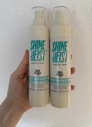 Крем для волосся tigi bed head shine heist lightweight conditioning cream 100 мл крем-кондиціонер незмивний засіб для волосся 3