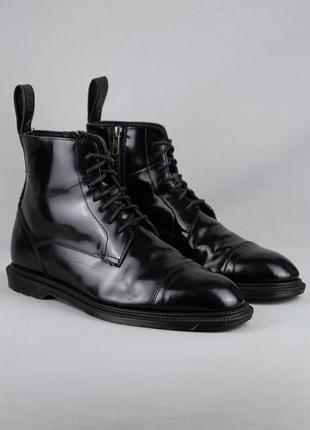 Черевики dr. martens winchester чорні з блискавкою чоловічі шкіряні взуття оригінал 41-42 р/27 см                      solovair timberland palladium
