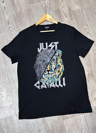 Котонова чоловіча оригінальна футболка just cavalli розмір l
