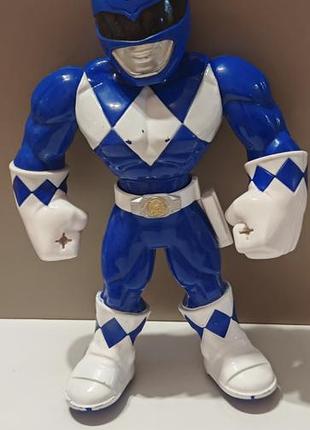 Дитяча фігурка синього рейнджера (blue ranger) із серії power rangers mega mighties від компанії hasbro