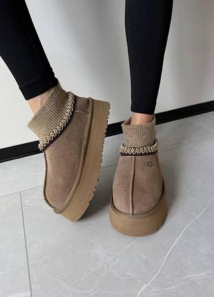 Уггі ugg tazz sock |  khaki premium 2