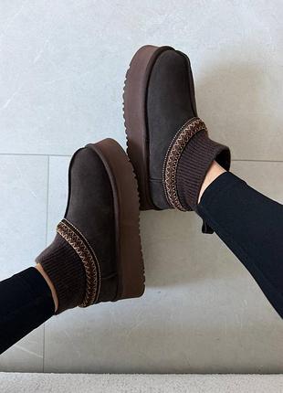 Уггі ugg tazz sock |  chocolate brown premium 5