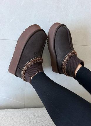 Уггі ugg tazz sock |  chocolate brown premium