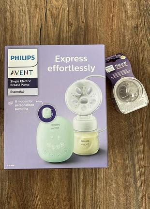 Електронний молоковідсмоктувач philips avent essential