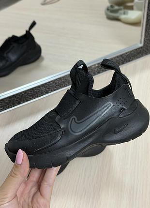Кросівки nike чорні спортивні сліпони