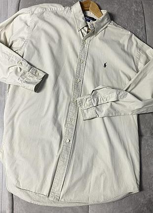 Цупка бавовняна сорочка polo ralph lauren