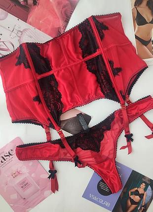 Набор трусики и пояс для чулок гальтер ann summers l xl 42 44