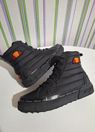 Кроссовки зимние высокие женские ellesse.  жіночі кросівки теплі, високі черевики зимові. ботинки стильные демисезон