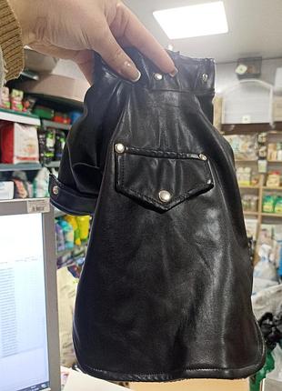 Куртка для собак из кожзама s1