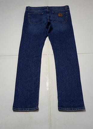 Джинсы carhartt wip rebel pant 33x32 оригинал синие work in progress
