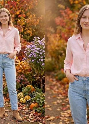 Лляна сорочка primark розмір s,m,l