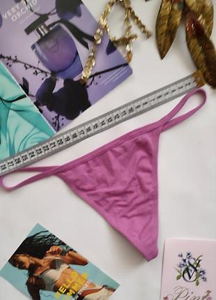 Бавовняні трусики стрінги victoria's secret xs s 34 36