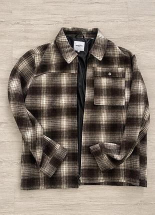 Куртка чоловіча jack & jones демісезонна в клітинку