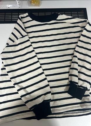 Кофта для дівчинки zara у смужку, 8 років