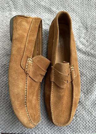 Замшеві мокасини santoni (оригінал) 3