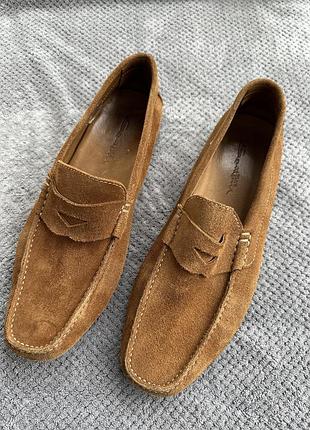 Замшеві мокасини santoni (оригінал)