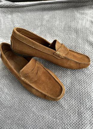 Замшеві мокасини santoni (оригінал) 2