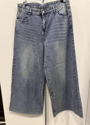 Жіночі джинси zara широкі блакитні
