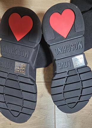 Чоботи жіночі moschino чорні