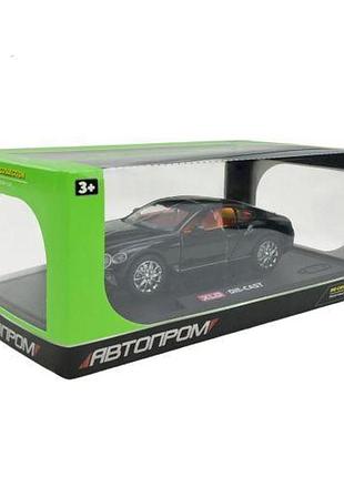 Машина металлическая "автопром" 1:24,bently (черный)