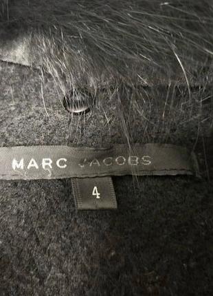 Вовняне пальто з хутром marc jacobs 4