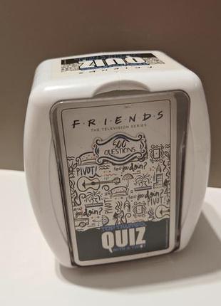 Настольная игра-викторина friends top trumps quiz с 500 вопросами, посвященная культовому комедийному сериалу «друзья» (friends).