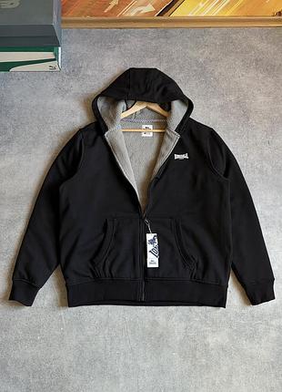 Lonsdale sherpa jacket оригінал нова чоловіча куртка кофта пайта на шерпі шерпа дуже тепла на осінь зиму великий розмір демісезонна демісезон xl xxl