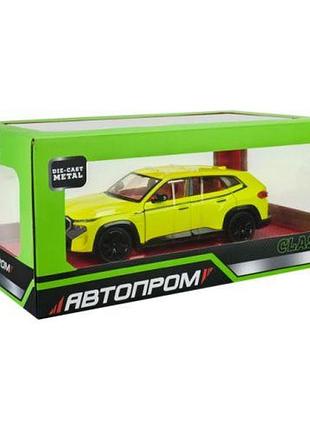 Машина металлическая "автопром" 1:24 bmw xm (салатовый)