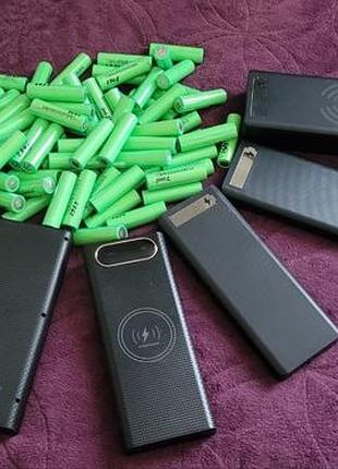 Павербанк на елементах 21700/18650.  power bank 40000mah
