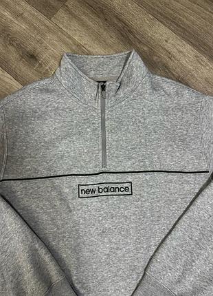 Чоловіча кофта new balance сіра 2
