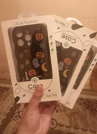 Чохол little fashion для iphone 15 pro з принтом