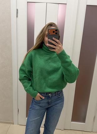 Светр жіночий zara зелений