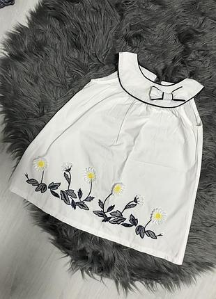 Легкое нарядное платье с бантом