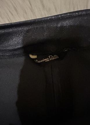 Шкіряні лосіни штани massimo dutti 2