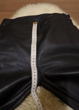 Шкіряні лосіни штани massimo dutti 8